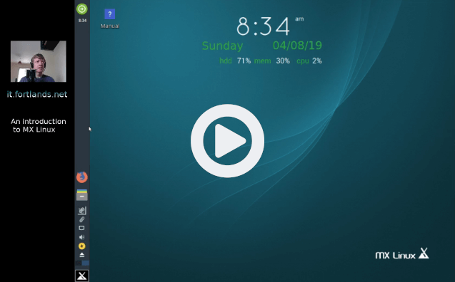 link to MXLinux review video